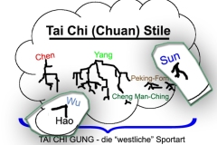 Übersicht Tai Chi (Chuan) Familienstile: Sun, Wu und Hao